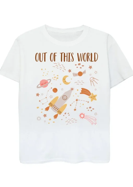 Brands In Space Out Of This World Kids White T-Shirt (3-13 Years)
