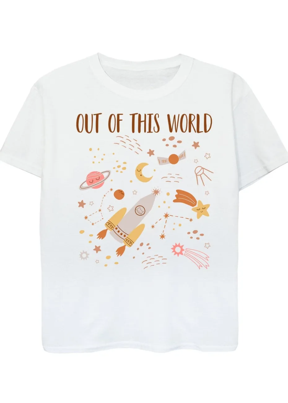 Brands In Space Out Of This World Kids White T-Shirt (3-13 Years)