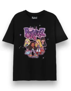 Bratz Black Group Short Sleeved T-Shirt