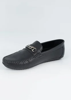 Brave Soul Black PU Loafers
