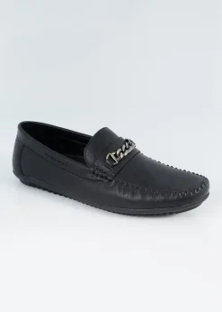 Brave Soul Black PU Loafers