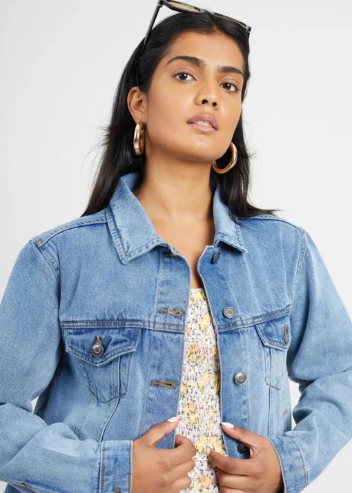Brave Soul Blue Western Style Denim Jacket