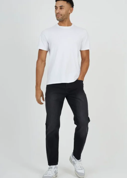 Brave Soul Charcoal Cotton Loose Fit Denim Jeans