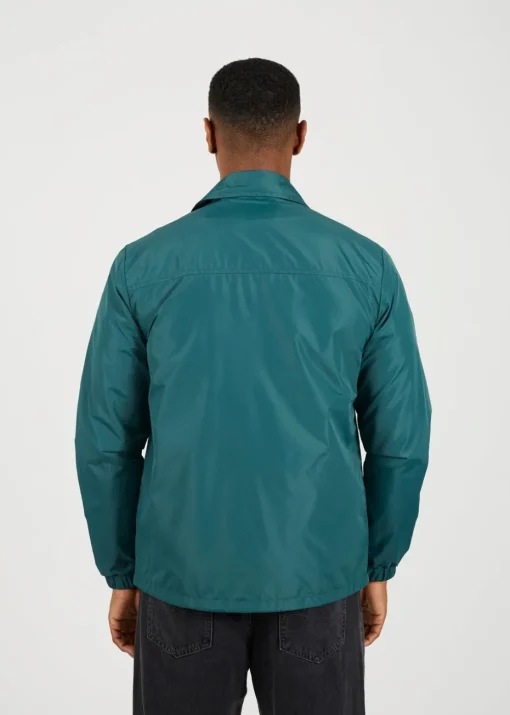 Brave Soul Green Lightweight Coach Style Jacket