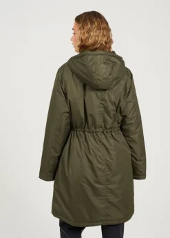 Brave Soul Khaki Shower Resistant Padded Parka Jacket