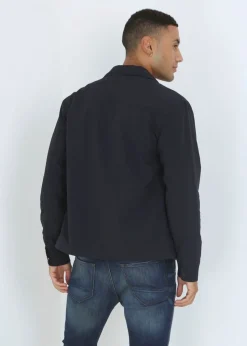 Brave Soul Navy Lightweight Shacket