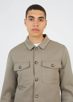 Brave Soul Soft Green Button Through Shacket