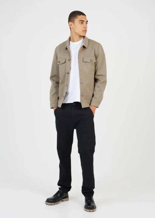 Brave Soul Soft Green Button Through Shacket