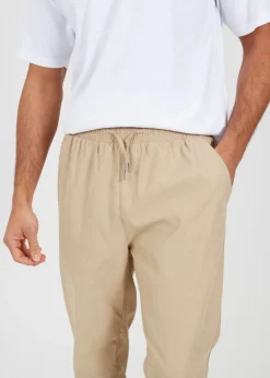 Brave Soul Stone Elasticated Waist Trousers