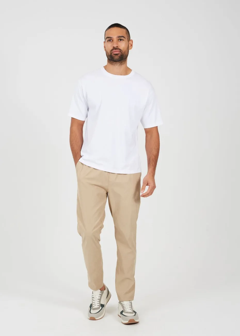 Brave Soul Stone Elasticated Waist Trousers