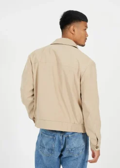 Brave Soul Stone Lightweight Harrington Jacket
