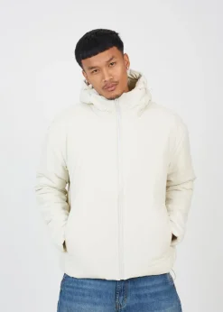 Brave Soul Stone Padded Hooded Jacket