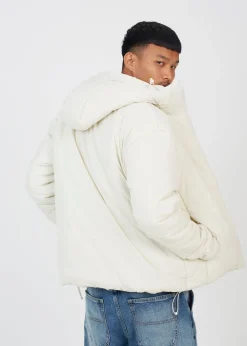 Brave Soul Stone Padded Hooded Jacket