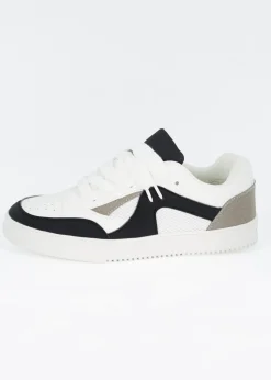Brave Soul White Faux Leather Trainers