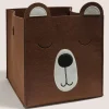 Brown Bear Felt Basket