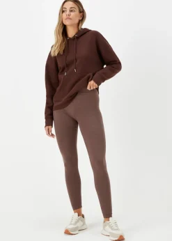 Brown Cotton Leggings