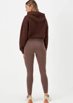 Brown Cotton Leggings