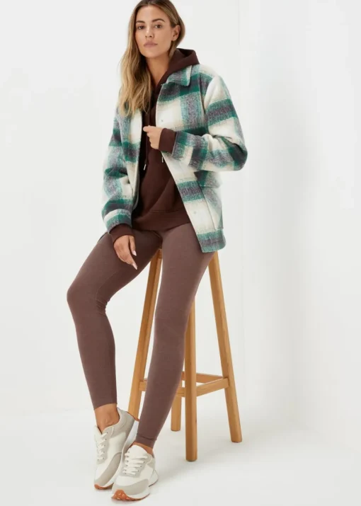 Brown Cotton Leggings