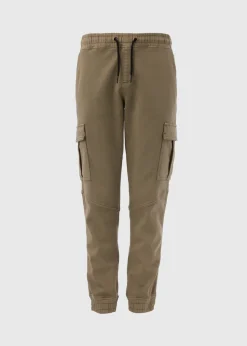 Brown Knitted Cargo Trousers