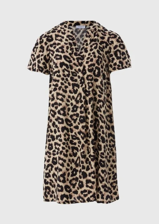 Brown Leopard Popover Tunic