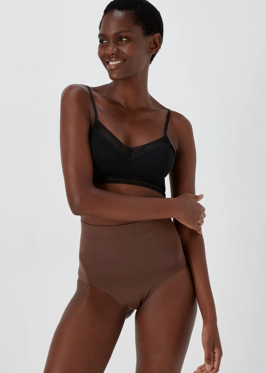 Brown Seamless Smoothing Knickers