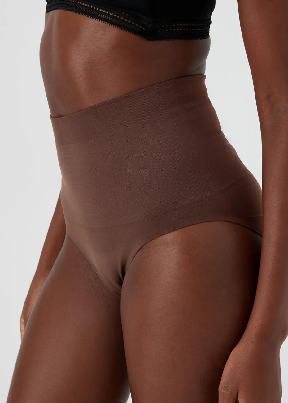 Brown Seamless Smoothing Knickers
