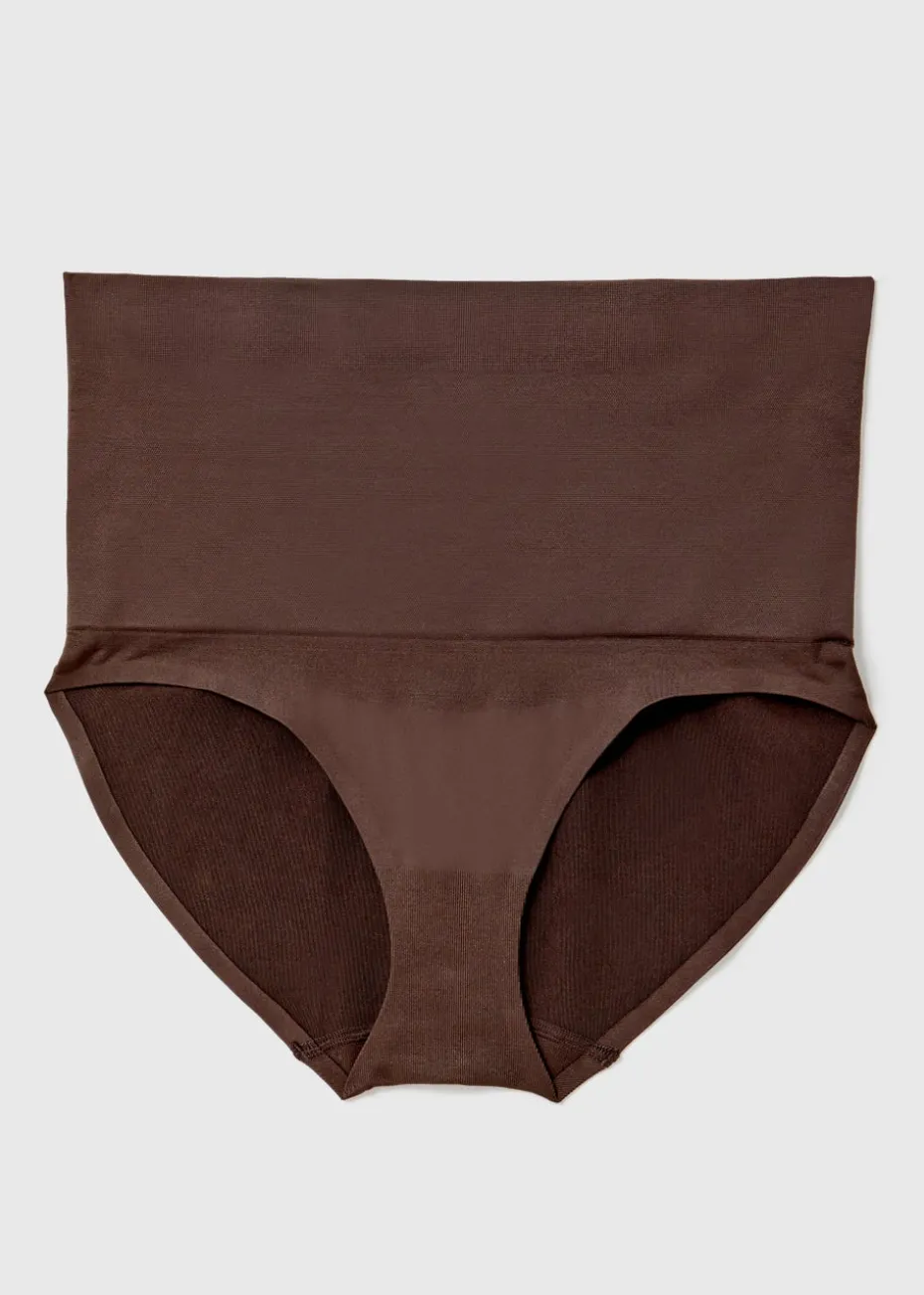 Brown Seamless Smoothing Knickers
