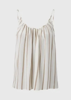 Brown Stripe Cami Top