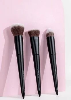 Brushworks Contour & Blush Makeup Black Brush Set