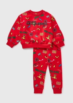 Cars Red Lightning McQueen Sweatshirt & Jogging Bottom Set  (1-7yrs)
