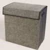 Casa Patterned Double Laundry Basket