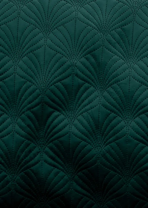Catherine Lansfield Art Deco Pearl Quilted Bedspread (220x230cm)