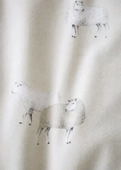 Catherine Lansfield Brushed Cotton Sheep Reversible Duvet Cover Set