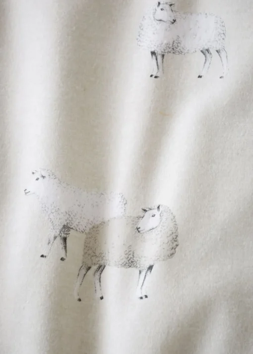 Catherine Lansfield Brushed Cotton Sheep Reversible Duvet Cover Set