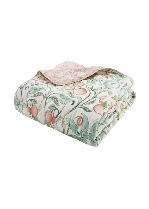 Catherine Lansfield Clarence Floral Quilted Bedspread (220x230cm)