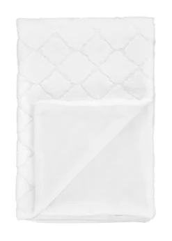 Catherine Lansfield Cosy Diamond Soft 130x170cm Blanket Throw