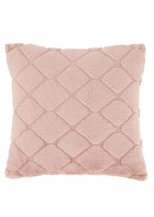 Catherine Lansfield Cosy Diamond Cushion (43x43cm)