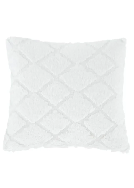 Catherine Lansfield Cosy Diamond Cushion (43x43cm)