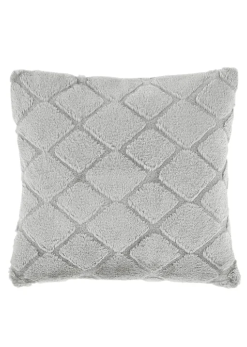 Catherine Lansfield Cosy Diamond Cushion (43x43cm)