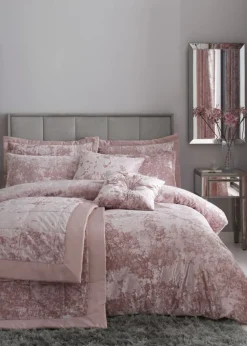 Catherine Lansfield Crushed Velvet Duvet Cover Set