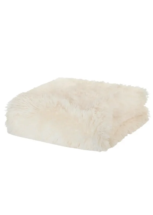 Catherine Lansfield Cuddly Deep Pile Blanket Throw (150x200cm)