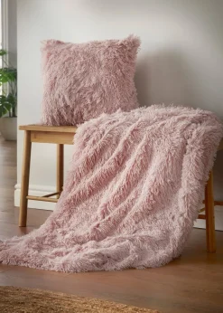 Catherine Lansfield Cuddly Deep Pile Blanket Throw