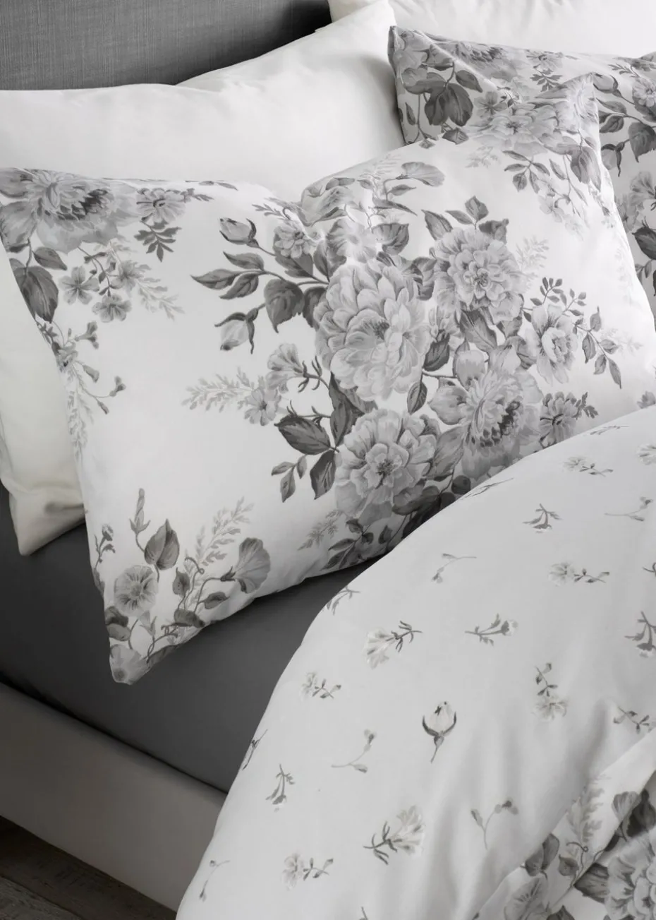 Catherine Lansfield Elinda Floral Reversible Duvet Cover Set