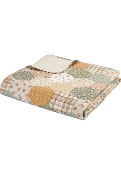 Catherine Lansfield Floral Patchwork Quilted Bedspread (220x230cm)