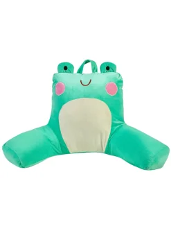Catherine Lansfield Green Kids Fran the Frog Cuddle Cushion Back Rest
