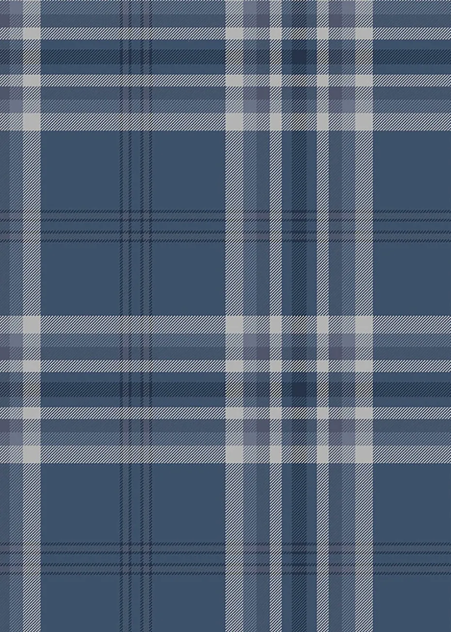 Catherine Lansfield Kelso Check Wallpaper