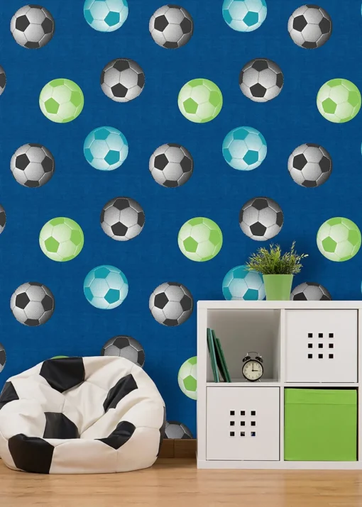Catherine Lansfield Kids Football Wallpaper