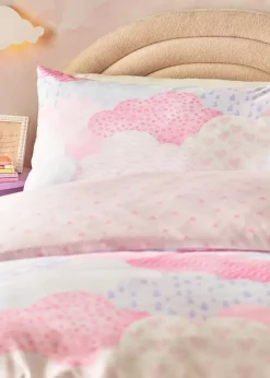 Catherine Lansfield Kids Soft as a Cloud Pink Pastel Duvet Cover Set