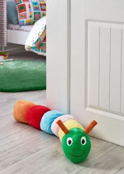 Catherine Lansfield Kids Bright Charlee Caterpillar 3D Shaped Cushion