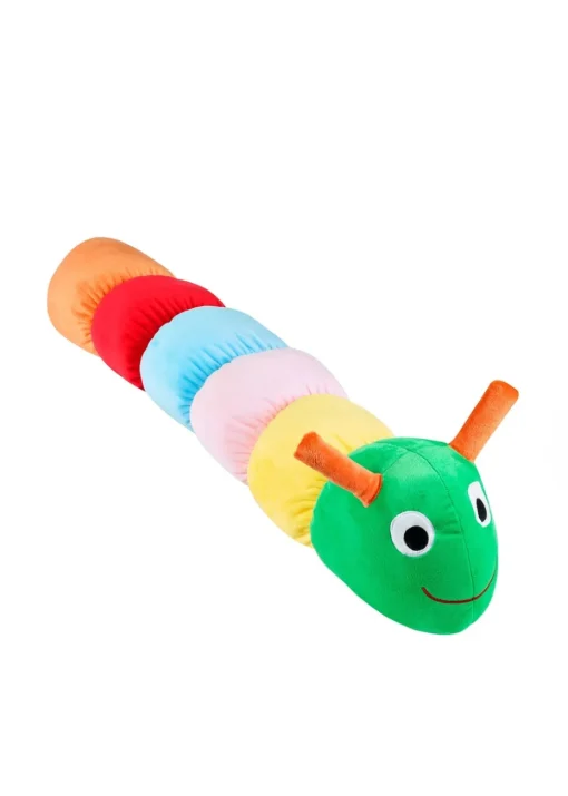 Catherine Lansfield Kids Bright Charlee Caterpillar 3D Shaped Cushion
